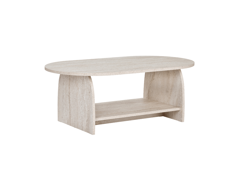  Table basse avec deux plateaux l110 cm - aster  - Conforama D