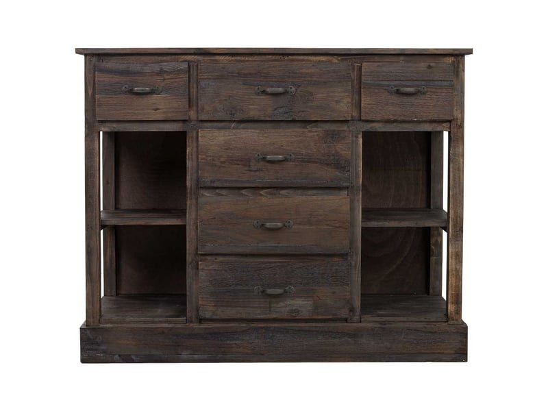  Console en bois marron 112,5x40x89 cm h  - Conforama B