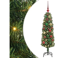 Sapin de noël artificiel, arbre de noël vert 120 cm pvc et acier et plastique shl6779