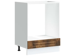Armoire à four, armoire de cuisine kalmar chêne fumé bois d'ingénierie