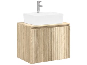 Ensemble de mobilier de salle de bain chêne sonoma cf64662