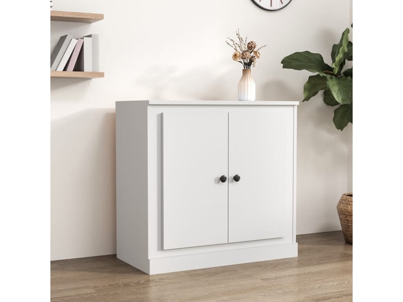  Buffet - bahut - meuble de rangement blanc 70x35,5x67,5 cm bois d'ingénierie  - Conforama B