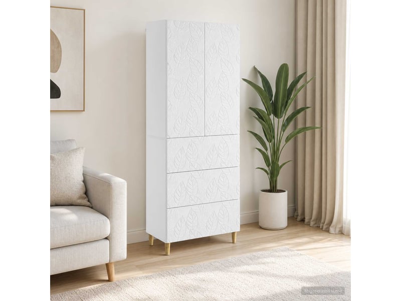  Ensemble de meubles 2 pcs, rangement de salon 66 x 34,5 x 90 cm bois d'ingénierie shl1429  - Conforama B