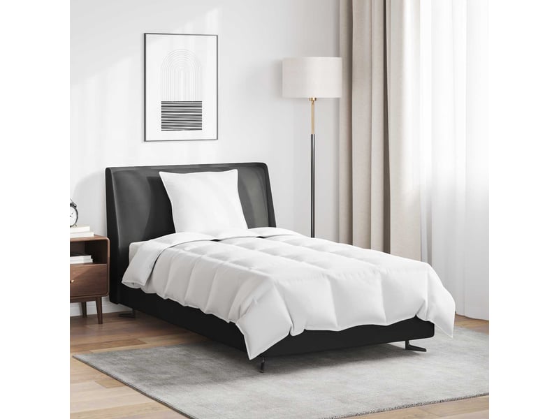  Duvet d'été simple avec oreiller 2 pcs - couette blanc plume de canard  - Conforama B