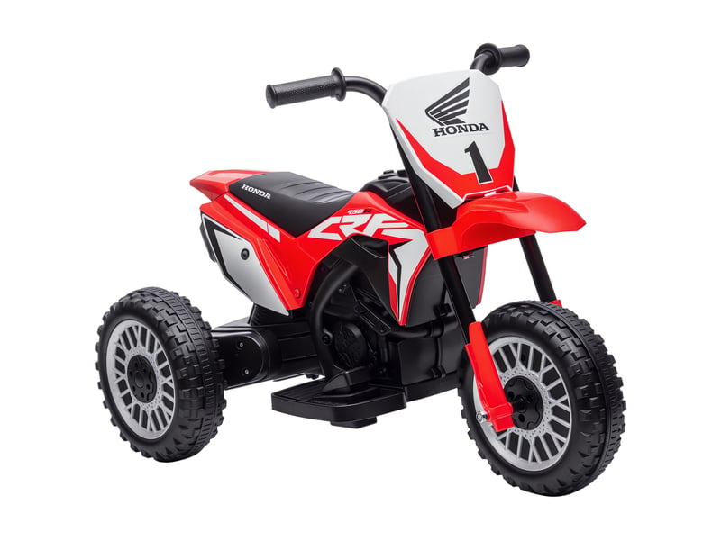  Moto électrique honda crf450rl à 3 roues sous licence pour enfants de 18 à 36 mois, rouge  - Conforama A