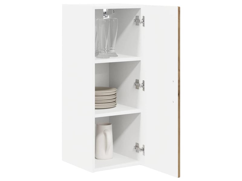  Meuble mural de cuisine, armoire de cuisine chêne artisanal 30x31x80cm shl1036  - Conforama C
