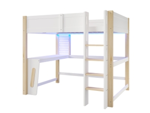 Lit superposé 140x200 cm <strong>OOIILLEE</strong> <strong></strong> coloris naturel