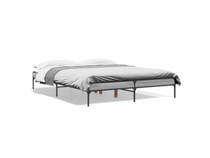 Lit 2 places 150x200 cm    coloris gris