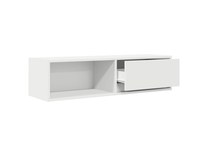  Meubles tv - banc tv - meuble de rangement 2 pcs blanc 100x31x25,5 cm bois d'ingénierie  - Conforama E