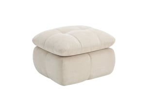 Pouf / repose pied beige
