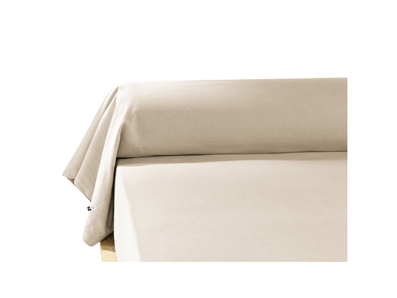Taie de traversin 85 x 185 cm candice flanelle de coton l'effet papillon  - Conforama A