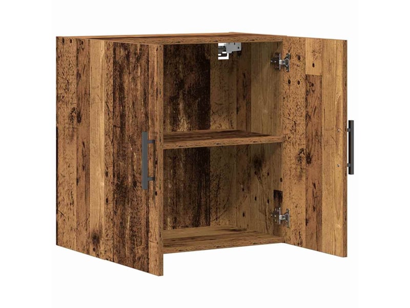  Meuble mural, meuble de rangement salon 60 x 31,5 x 60 cm bois d'ingénierie bois ancien  - Conforama E