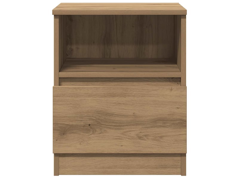  Table de chevet - cabinet de chevet - table de nuit chêne artisanal 40x40x50 cm bois d’ingénierie  - Conforama C
