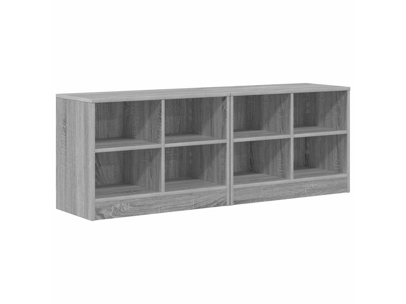  Armoire de lit 2 pièces sonoma gris 66x33x48 cm  - Conforama A