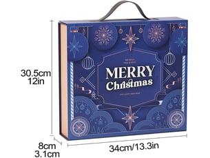 Calendrier de l'avent diy 24 jours – 24 boîtes en carton à remplir, organiseur de rangement pour enfants et adultes