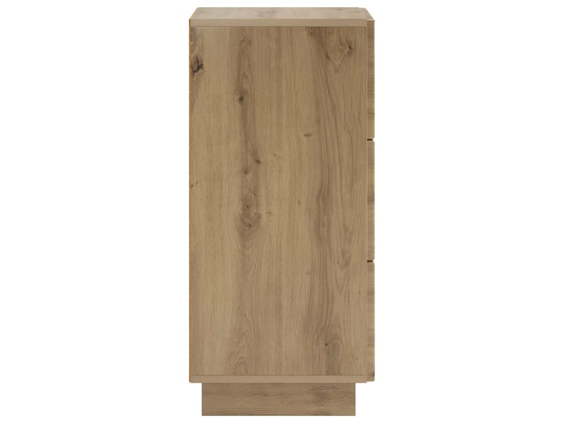  Buffet salon, buffet chêne artisanal 33,5x34,5x75 cm bois d'ingénierie shl80813  - Conforama E