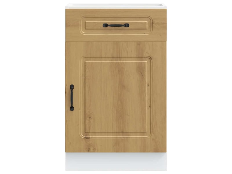  Meuble de rangement, armoire de cuisine kalmar chêne artisanal bois d'ingénierie shl6176  - Conforama D