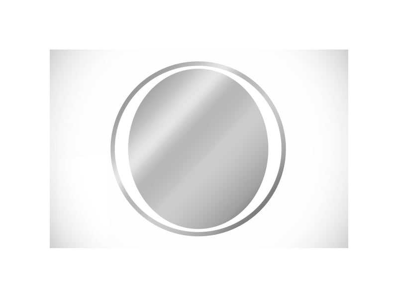 Miroir salle de bain led rond 80 cm rétroéclairage blanc design  - Conforama B
