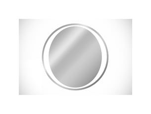 Miroir salle de bain led rond 80 cm rétroéclairage blanc design
