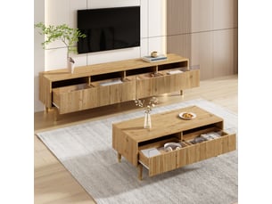 Meuble tv coloris doré 178 cm   