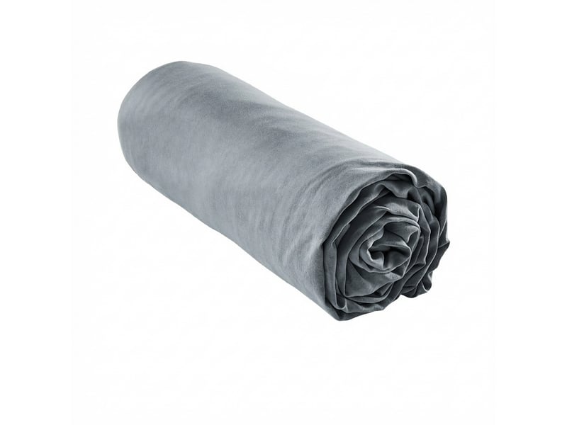 Drap housse 90x190+30 cm lyocell gabrielle stone PD24900 - Conforama B