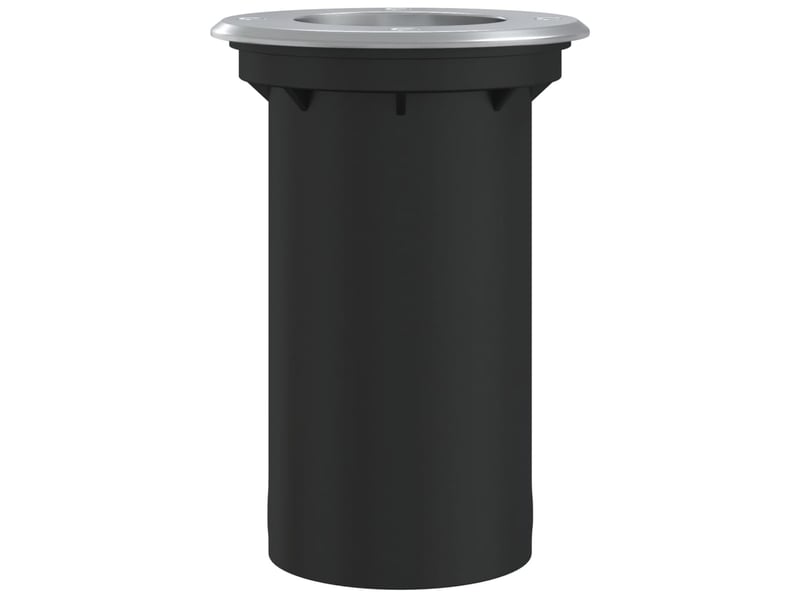  Lampe au sol d'extérieur ronde ambiance accueillante 10,5 x 14,5 cm en aluminium noir 02_0056639  - Conforama B