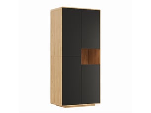 Buffet 4 porte(s) 0 tiroir(s) - 75 cm coloris noir
