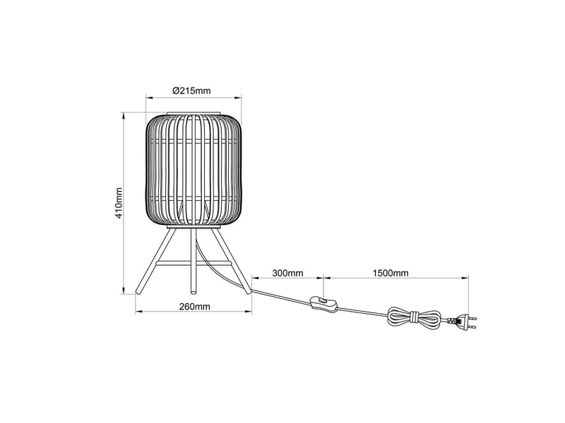 Lampe woodrow  - Conforama C