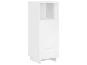 Armoire de salle de bain, meuble de rangement blanc 36.5x38x95 cm
