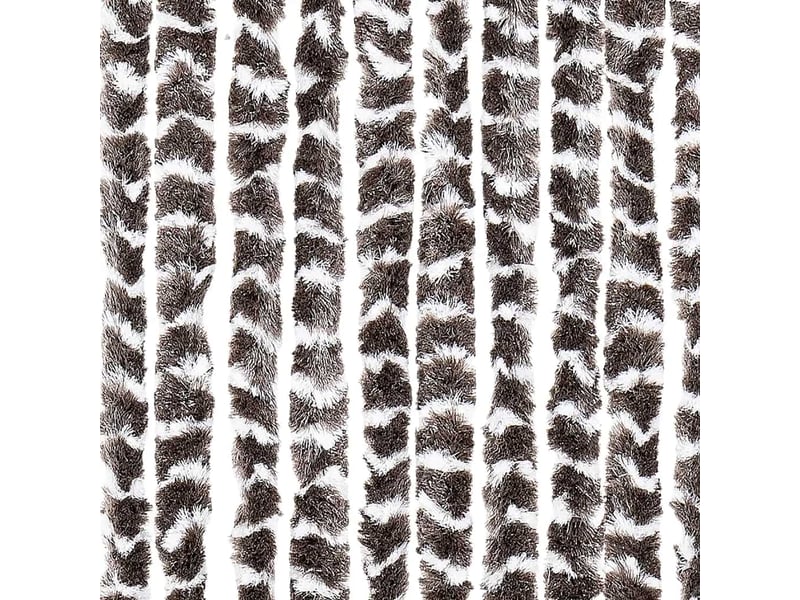  Rideau anti-mouches, moustiquaire beige et marron 56x200 cm chenille cf43500  - Conforama E