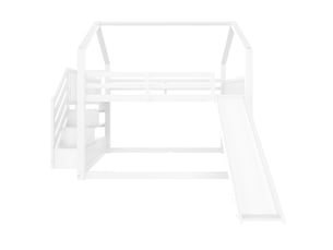 Lit superposé 140x200 cm <strong></strong> <strong></strong> coloris blanc