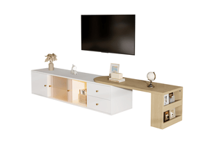 Meuble tv coloris blanc