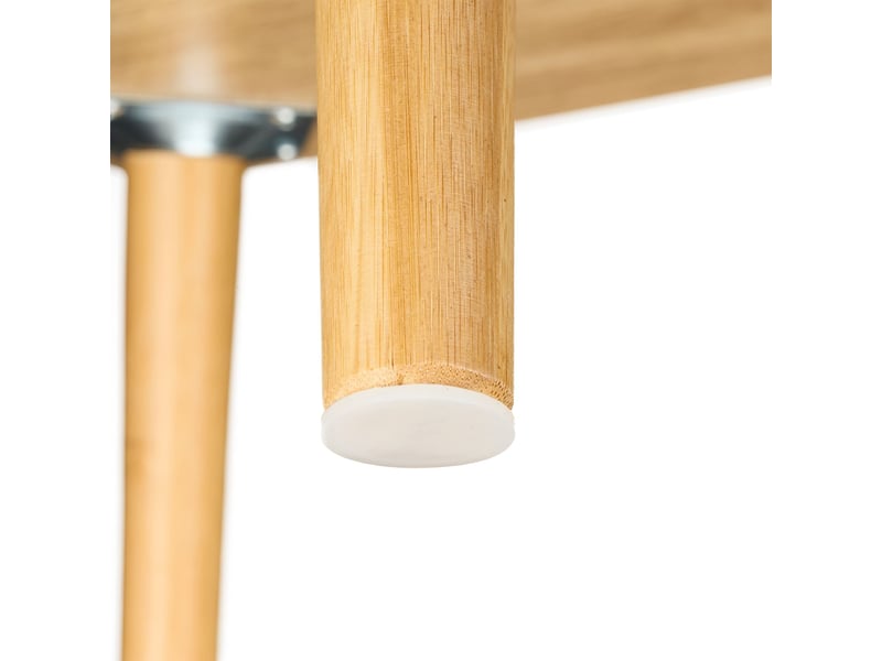  Table de chevet moderne avec rangement 72 x 40 x 39 cm ambiance cosy en panneau de particules nature 13_0016576  - Conforama E