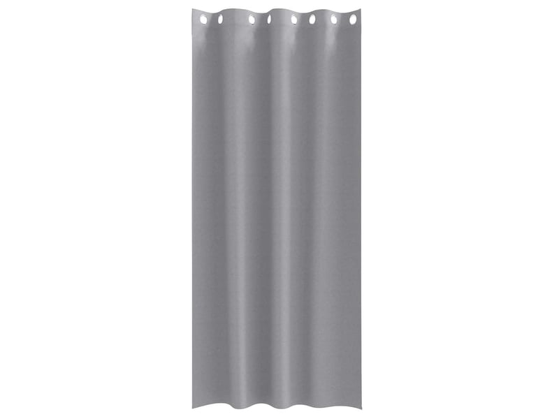  Lot de 2 rideaux occultants, rideaux black-out avec anneaux gris clair 225 x 140 cm cf44640  - Conforama D