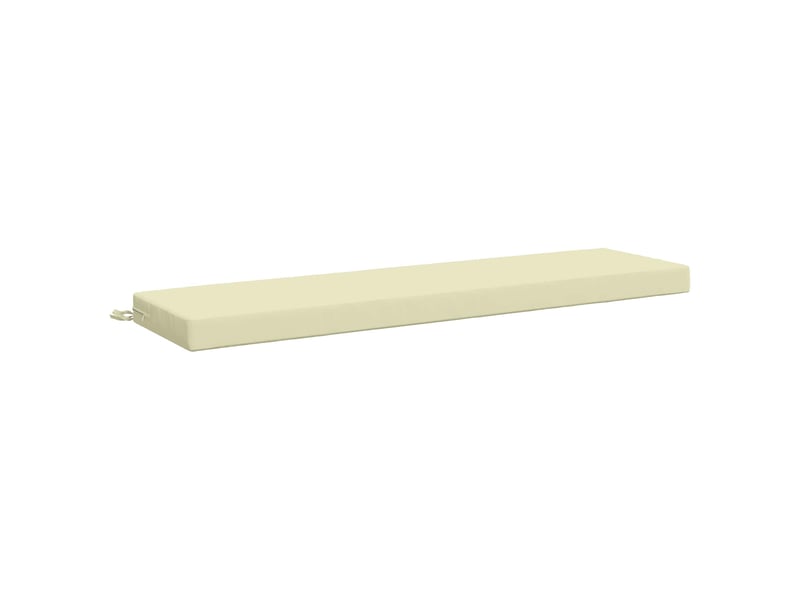 Coussin de banc, coussin d'assise, coussin de canapé soest 100 % polyester crème 160 x 40 x 8 cm cf53229 - Conforama A