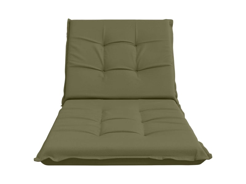 Coussin de transat, coussin pour bain de soleil gemert 100 % polyester vert olive cf56223 - Conforama D