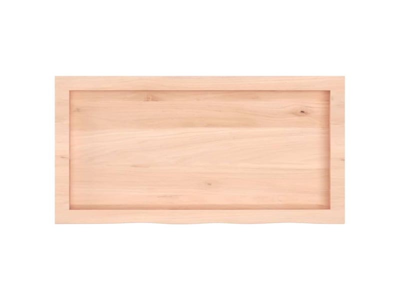  Comptoir de salle de bain, plan de travail 80x40x(2-6) cm bois massif non traité cf65763  - Conforama D