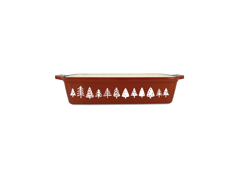 Plat a cuire Fonte émaillée 39.6 cm 23.4  - Conforama A