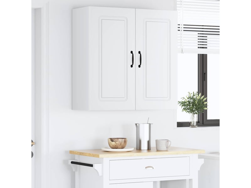  Meuble mural de cuisine | armoire de cuisine blanc 80x31x80cm shl559  - Conforama D