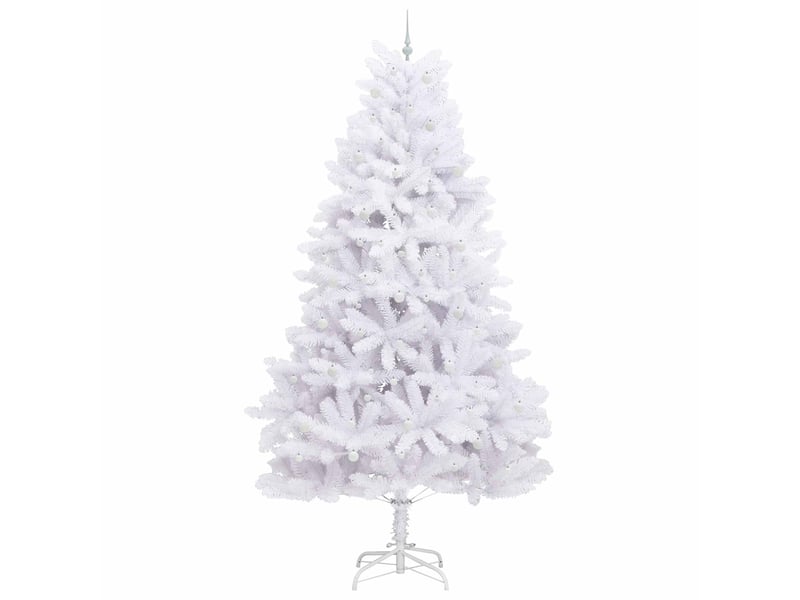 Sapin de noël, arbre de noël artificiel à branches articulées blanc 300 cm cf61083  - Conforama D