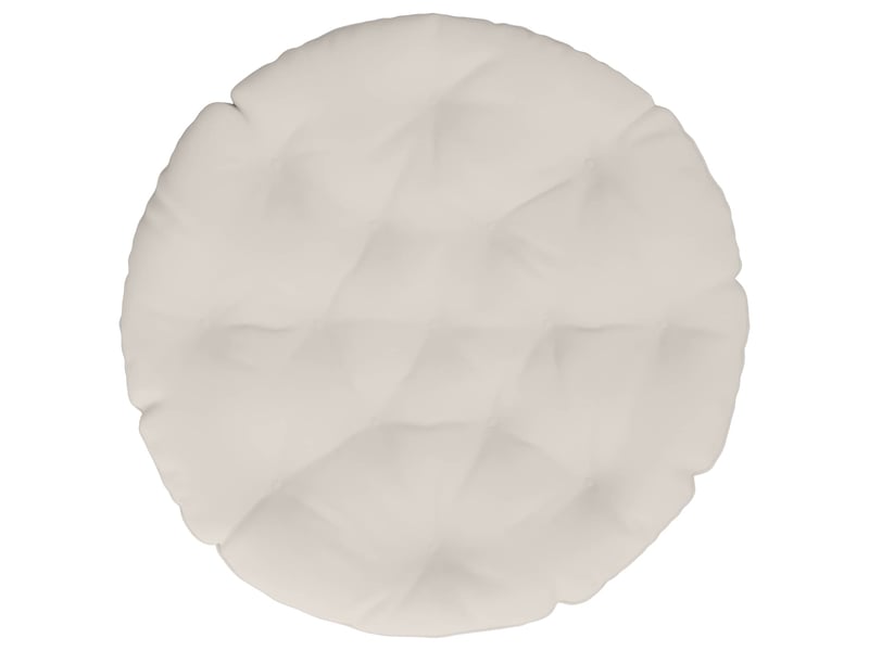 Coussin de chaise suspendue, coussin d'assise vianen 100 % polyester blanc cf54262 - Conforama D