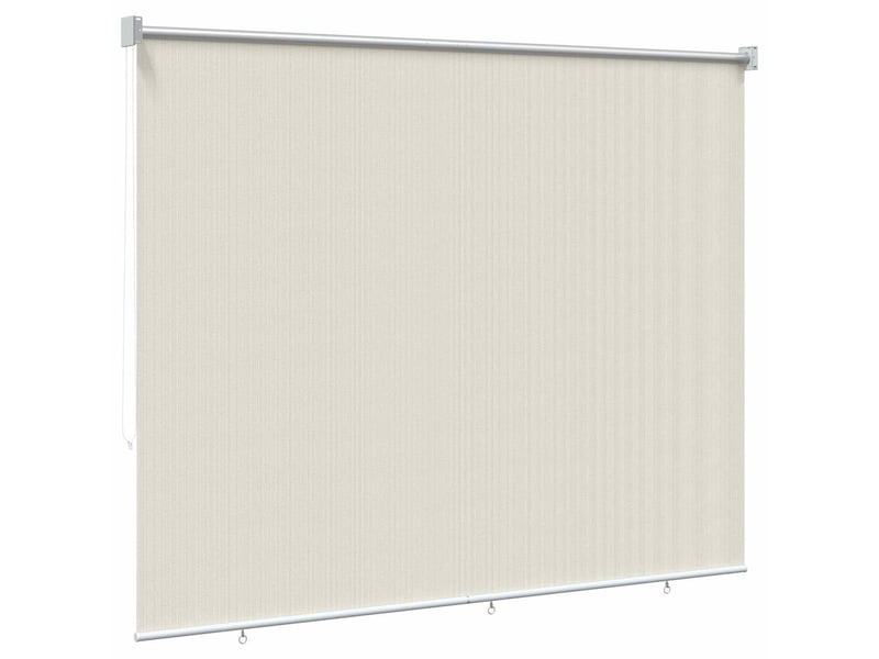 Store enrouleur, store roulant d'extérieur 125 (l) x 140 (h) cm crème cf47309 - Conforama D