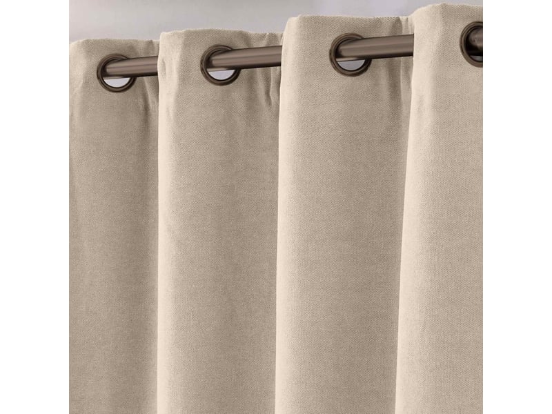  Rideau isolant thermique spleen 140x260cm sable  - Conforama B