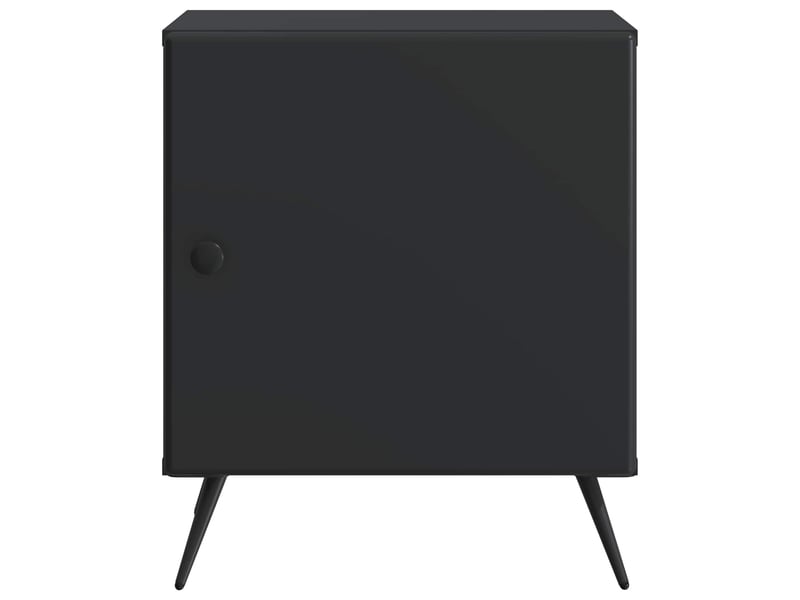  Table de chevet - cabinet de chevet - table de nuit noir 43 x 34,5 x 50 cm bois d'ingénierie  - Conforama D