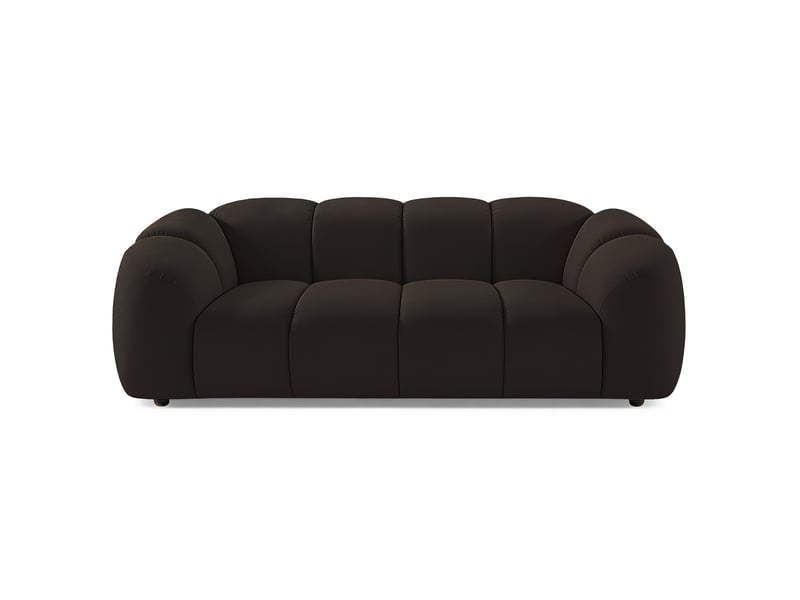  Selsey millma - canapé - 220 cm - velours marron Millma - Conforama D