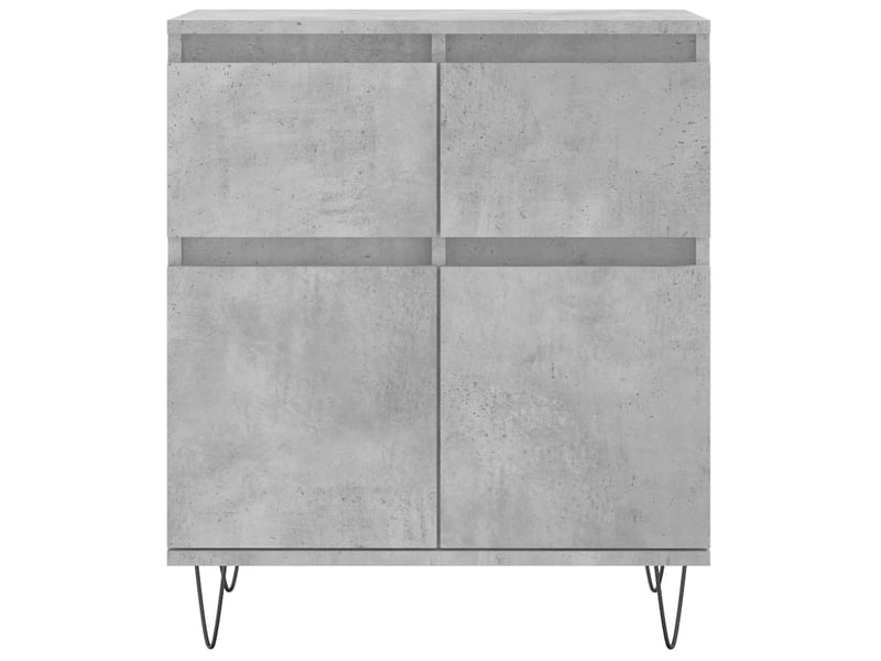  Buffet - bahut - meuble de rangement gris béton 60x35x70 cm bois d'ingénierie  - Conforama E