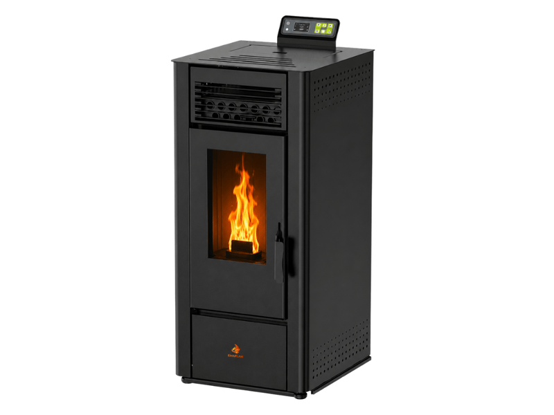  Poêle à granulés chiara 10 kw + télécommande - noir  - Conforama B