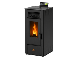 Poêle à granulés chiara 10 kw + télécommande - noir