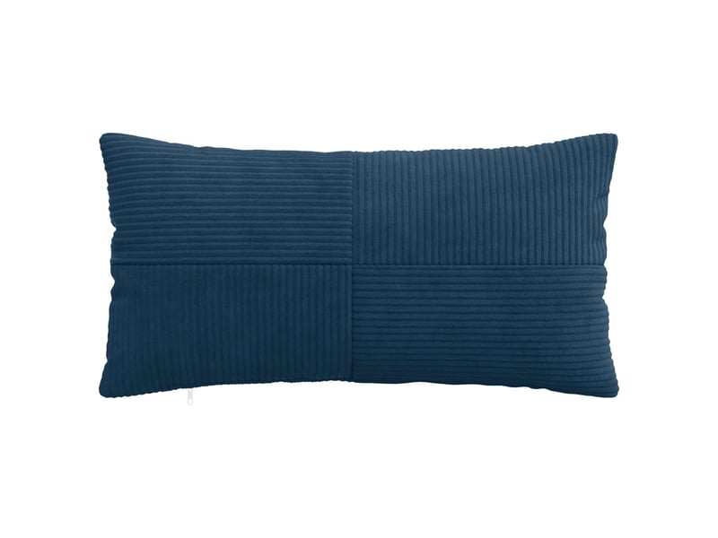 Lot de 6 housses de coussin almelo bleu marine 40 x 80 cm cf49877 - Conforama A