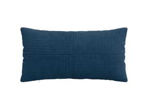Lot de 6 housses de coussin almelo bleu marine 40 x 80 cm cf49877